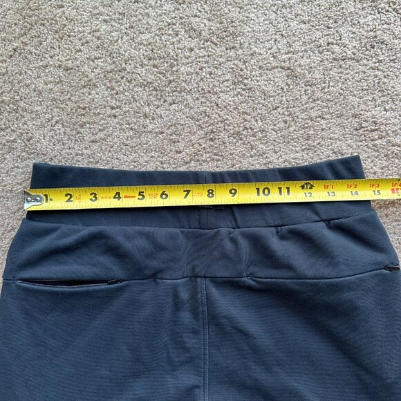 Fanatics Sweatpants Womens Medium (30x27) High Rise Tapered Leg Black Pockets - Picture 6 of 12